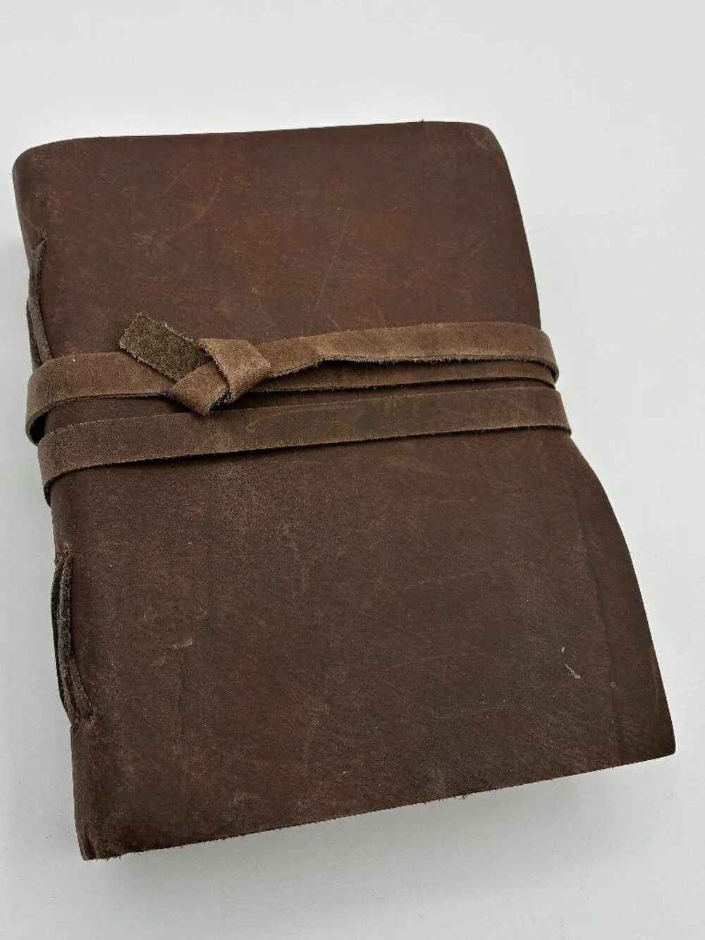 NEW Rustic Leather Bound Wrap Journal Book Handmade Paper Pages Blank